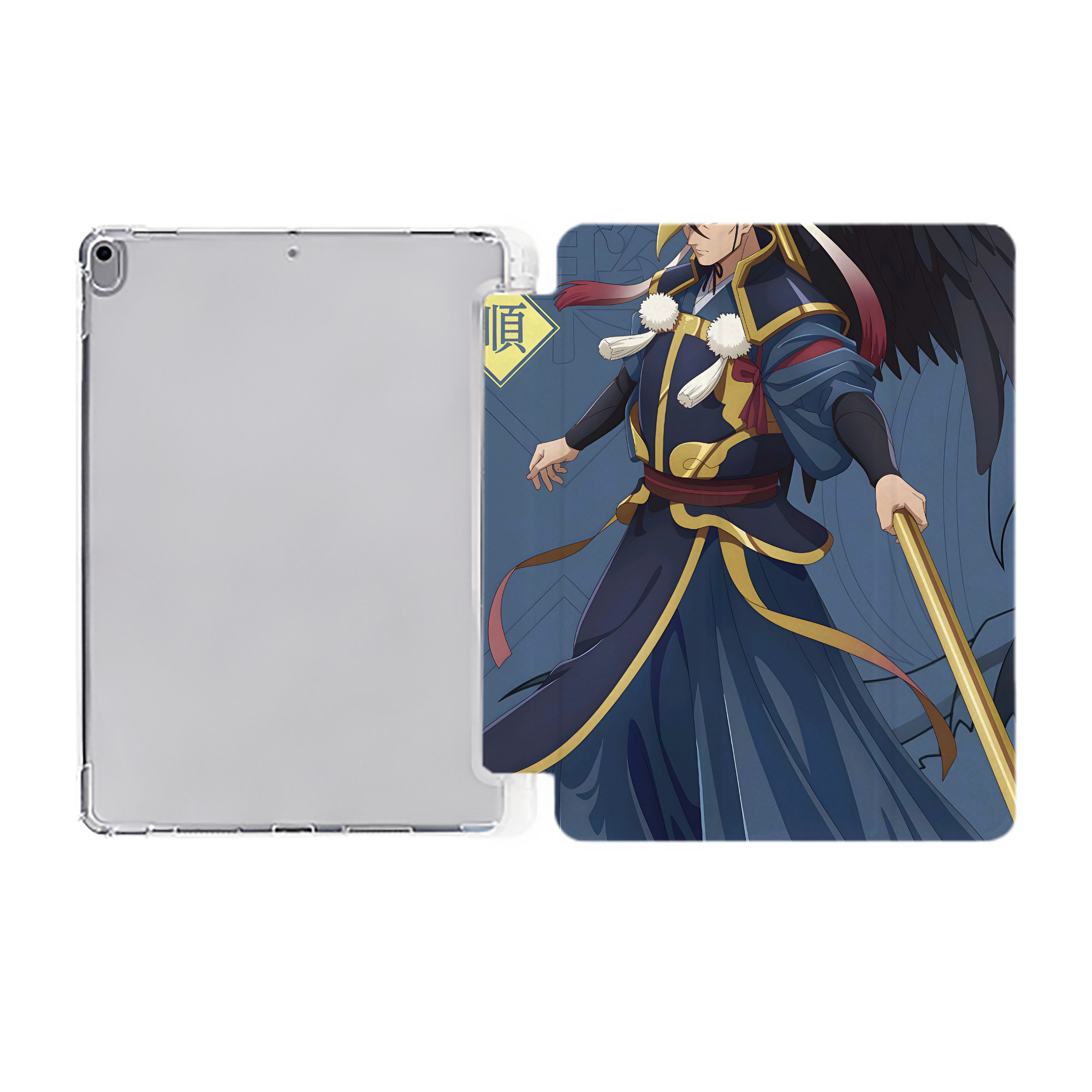 （画像用） 薬屋のひとりごと The Apothecary Diaries IPad ケース ペン収納付き 三つ折りスタンド PUレザー×シリコン 対応機種9.5/10.5/10.9インチ